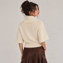 AMELIA – Strickpullover mit Zopfmuster & Rollkragen