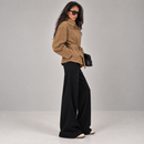 MALIA – Taillierte Veloursjacke mit Gürtel