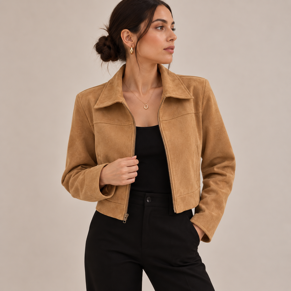 NOA - Suede Jacke
