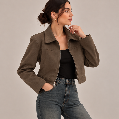 NOA - Suede Jacke