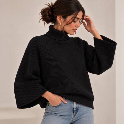 LIV – Oversized Turtleneck Sweater