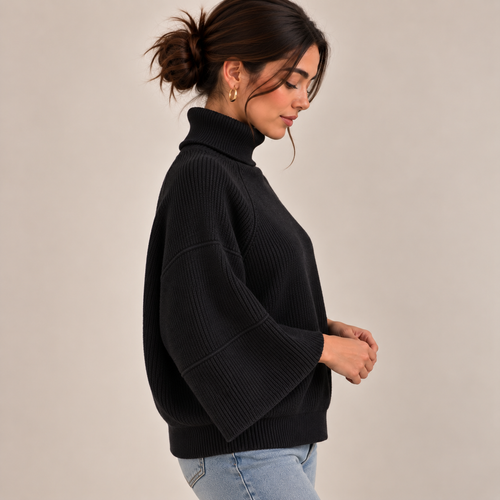 LIV – Oversized Turtleneck Sweater