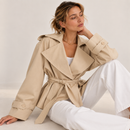 AMELIE – Cropped Trenchcoat