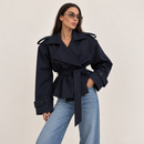 AMELIE – Cropped Trenchcoat