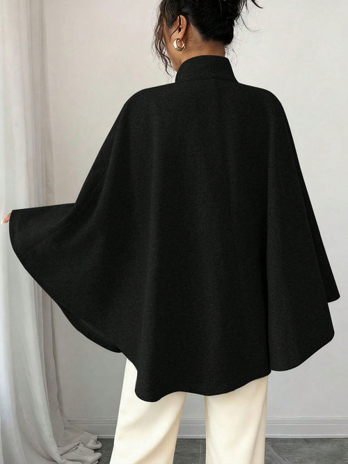 SELENE – Cape-Mantel mit Bindegürtel