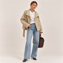 SELENE – Taillierte Trenchjacke mit Gürtel